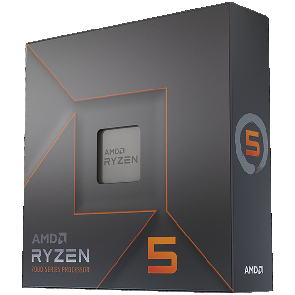 AMD CPU Desktop Ryzen 5 6C12T 7600X (4.75.0GHz Boost,38MB,105W,AM5) box, with Radeon Graphics ( 100-100000593WOF ) 