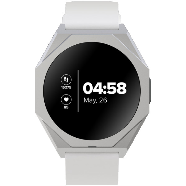 CANYON Otto SW-86, Smart watch Realtek 8762DK LCD 1.3 LTPS 360X360px, G+F 1+gesture 192KB Li-ion polymer battery 3.7v 280mAh,Silver aluminu