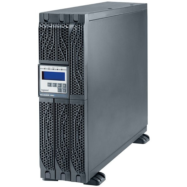 UPS Legrand DAKER DK + TowerRack, 5000VA5000W, On Line Double Conversion, Sinusoidal, PFC, USB & RS232 port, Terminal cage, batteries 20x 1