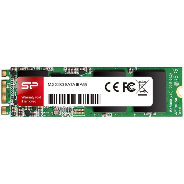 SILICON POWER A55 256GB SSD, M.2 2280, SATA 6Gbs, ReadWrite: 560  530 MBs ( SP256GBSS3A55M28 ) 