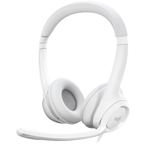 LOGITECH H390 Corded Headset - OFFWHITE - USB ( 981-001286 ) 