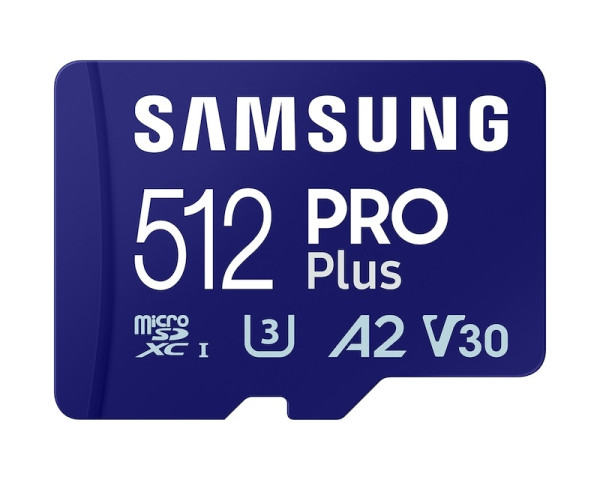 SAMSUNG Memorijska kartica PRO PLUS MicroSDXC 512GB U3 + SD Adapter MB-MD512SA