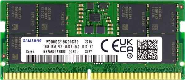 SODIM memorija Samsung DDR5 16GB PC5-4800B M425R2GA3BB0-CQKOL - Bulk