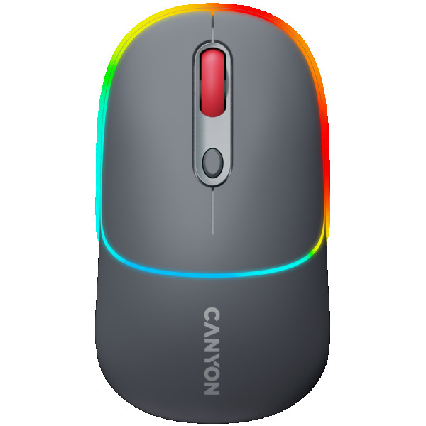 CANYON MW-22, 2 in 1 Wireless optical mouse with 4 buttons,Silent switch for rightleft keys,DPI 80012001600, 2 mode(BT 2.4GHz),  650mAh Li-