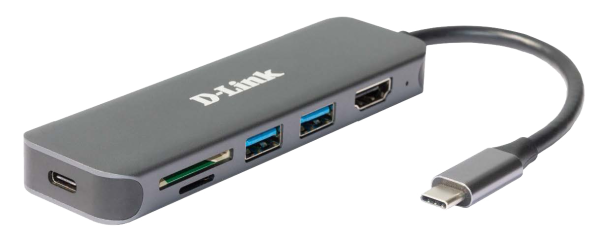 Docking D-Link DUB-2327 6in1 USB-C - HDMIUSB3.0x2CRPD