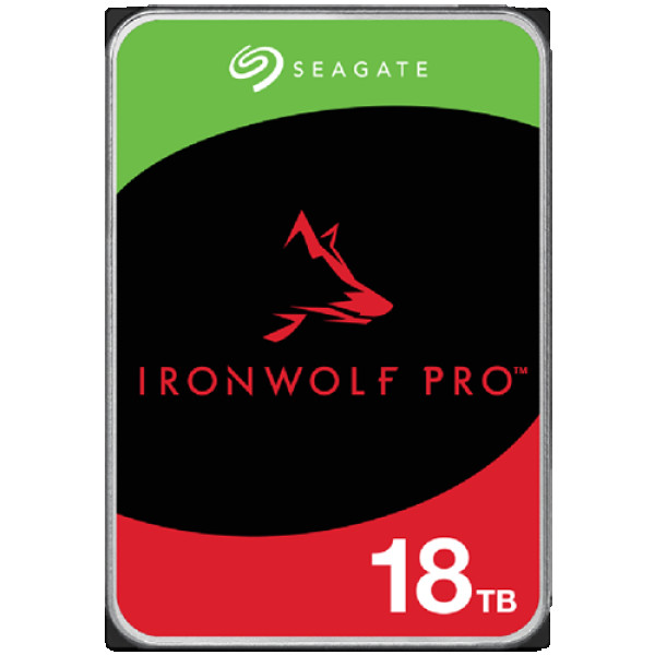 SEAGATE HDD Ironwolf pro NAS (3.518TBSATArmp 7200) ( ST18000NT001 ) 