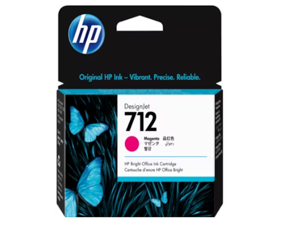 HP 712 29-ml Magenta DesignJet Ink Cartridge' ( '3ED68A' ) 