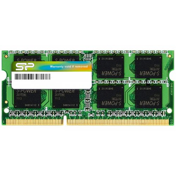 Silicon Power DDR3-1600  CL11  1.35V 4GB DRAM DDR3 SO-DIMM Notebook 4GB (512*8)  8chips, EAN: 4712702631234 ( SP004GLSTU160N02 ) 