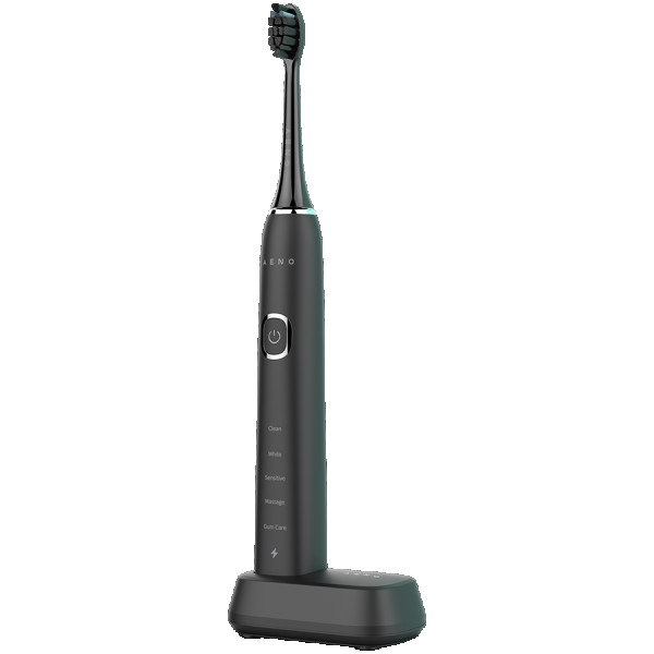 AENO Sonic Electric Toothbrush DB6: Black, 5 modes, wireless charging, 46000rpm, 40 days without charging, IPX7 ( ADB0006 ) 