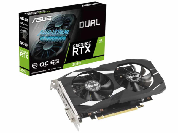 Grafička karta ASUS DUAL-RTX3050-O6G NVD6GBGDDR696bitcrna' ( 'DUAL-RTX3050-O6G' ) 