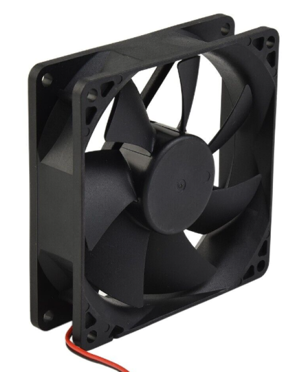 Ventilator 80x80mm Green black, molex