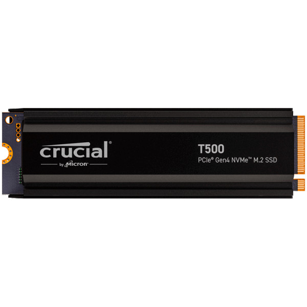 Crucial T500 1TB PCIe Gen4 NVMe M.2 SSD with heatsink, EAN: 649528940018 ( CT1000T500SSD5 ) 