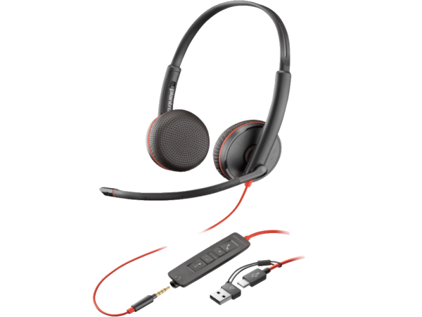 Slušalice HP Poly Blackwire 3225 Stereo USB-C Headset +3.5mm Plug +USB-CA Adapter8X229AAcrna' ( '8X229AA' ) 