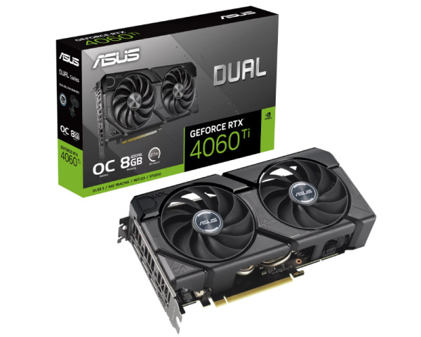 SVGA PCIE ASUS DUAL-RTX4060TI-O8G-EVO GDDR6 8GB 128bit