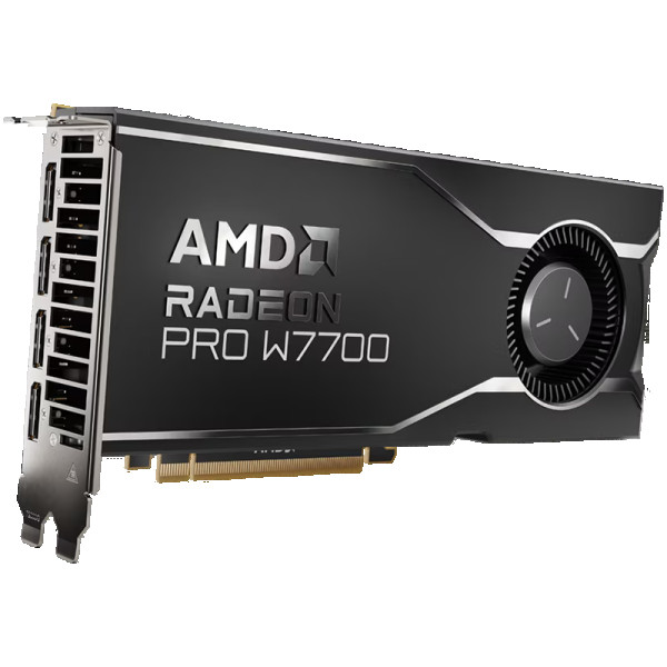 AMD Radeon PRO W7700 16GB GDDR6 256bit, 56.54TFLOPS, 18Gbps, 4x DP 2.1, Blower ( 100-300000006 ) 