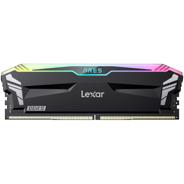 Lexar Ares DDR5 (2X16GB) 7200 CL34 1.4V Memory with heatsink and RGB lighting,Dual pack, Black Color, EAN: 843367132546 ( LD5U16G72C34LA-RG