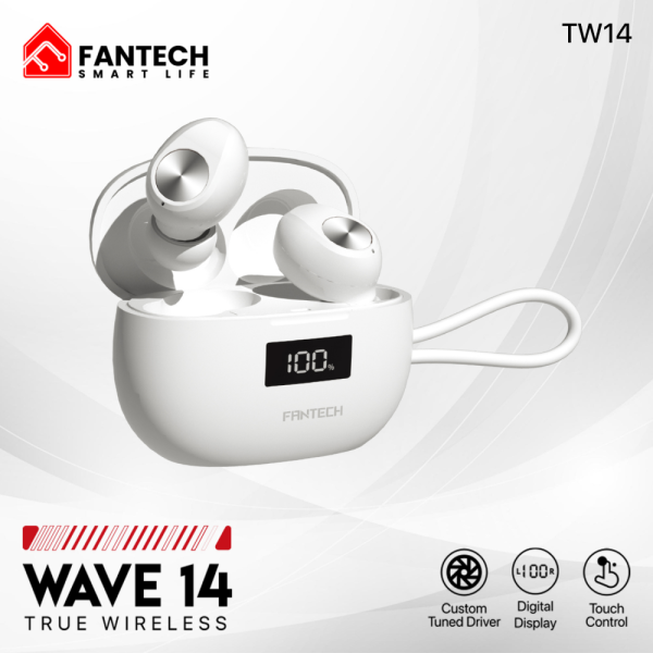 Bluetooth slusalice Fantech Wave 14 bele