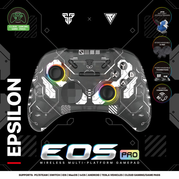 Joypad wireless Fantech WGP15 EOS PRO ORION multiplatform RGB crni