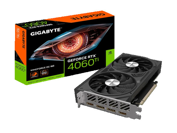 SVGA PCIE GIGABYTE GV-N406TWF2OC-16GD  RTX4060Ti 16GB 128bit