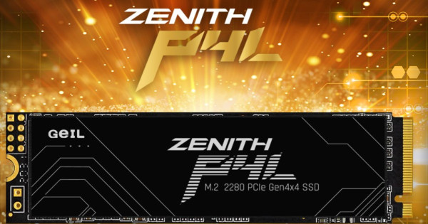 SSD GEIL 512GB GZ80P4L-512GP Zenith P4L M.2 PCIe4.0 SSD Series 5000/4500 MB/s