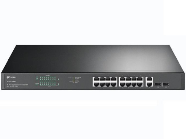 Switch TP-LINK TL-SG1218MP Gigabit 18xRJ45 10 100 1000 Mbps 16-Port PoE+ Rackmount