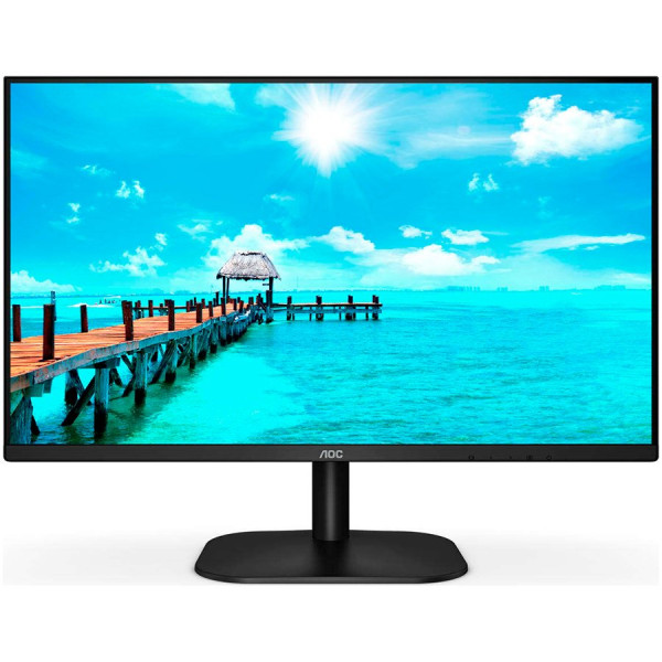 Monitor 23.8 AOC 24B2XH Black IPS, 16:9, 1920x1080, 4ms, 250 cdm2, 1000:1, D-Sub, HDMI, vesa ( 24B2XHEU ) 