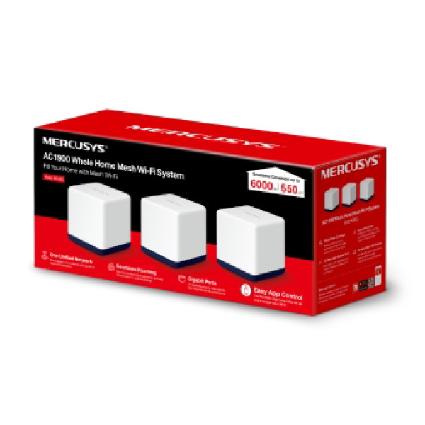 Mercusys Halo H50G (3-pack), AC1900 Whole Home Mesh Wi-Fi System ( 4119 )