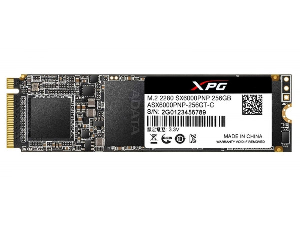 A-DATA 256GB M.2 PCIe Gen 3 x4 NVMe ASX6000PNP-256GT-C SSD