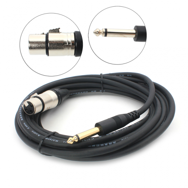 Mikrofonski kabl XLR na 6.3mm JWD-AU20 5m